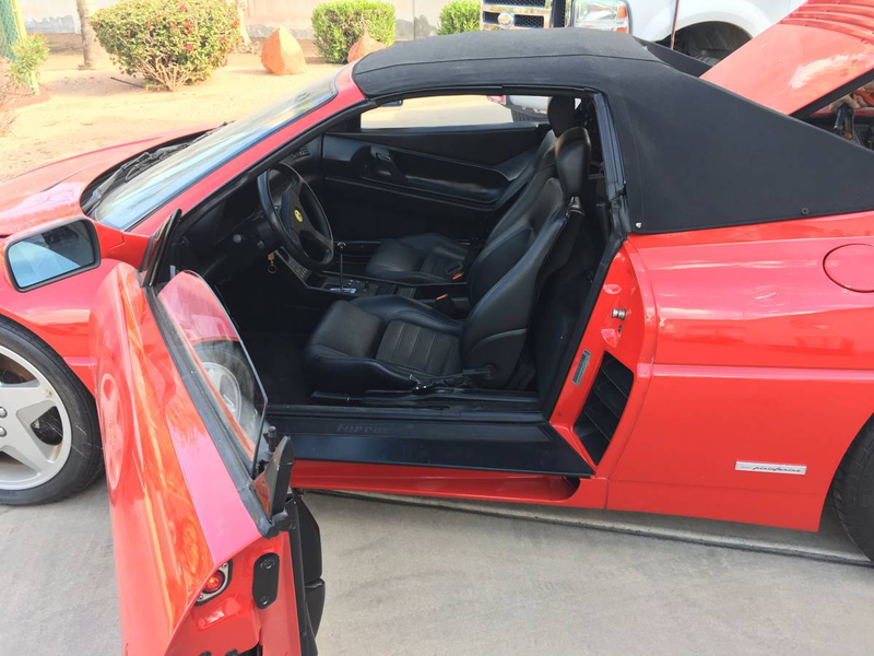 Illustration for article titled For $49,900, Could This 1995 Ferrari 348 GTS Get Your Horses Prancing?